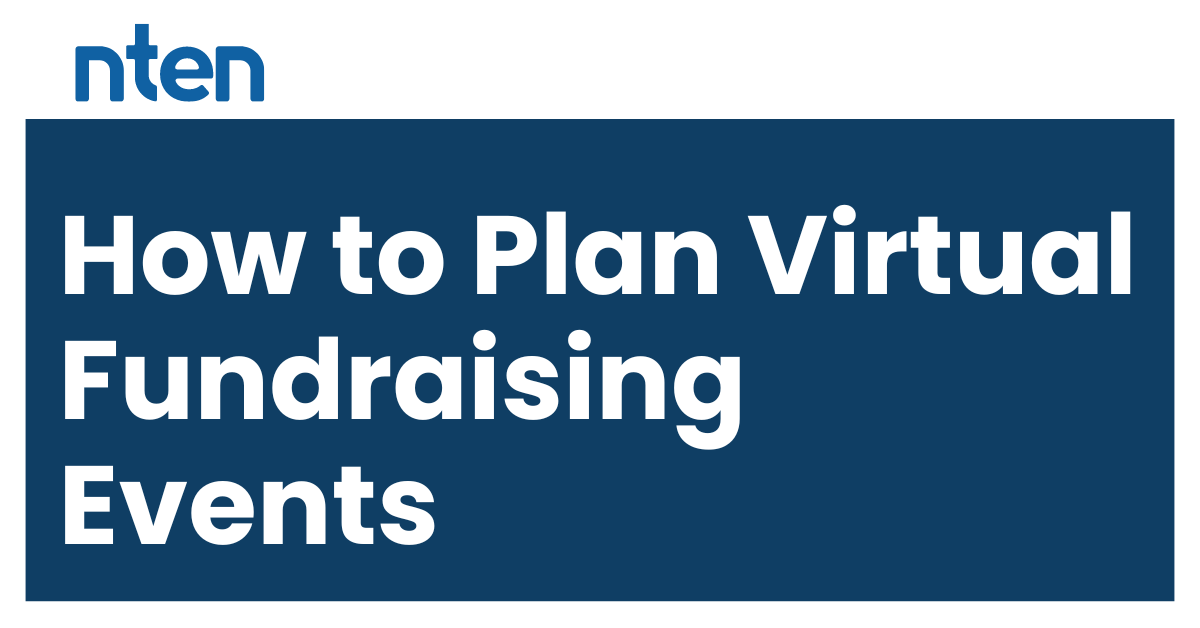 How to Plan Virtual Fundraising Events | NTEN